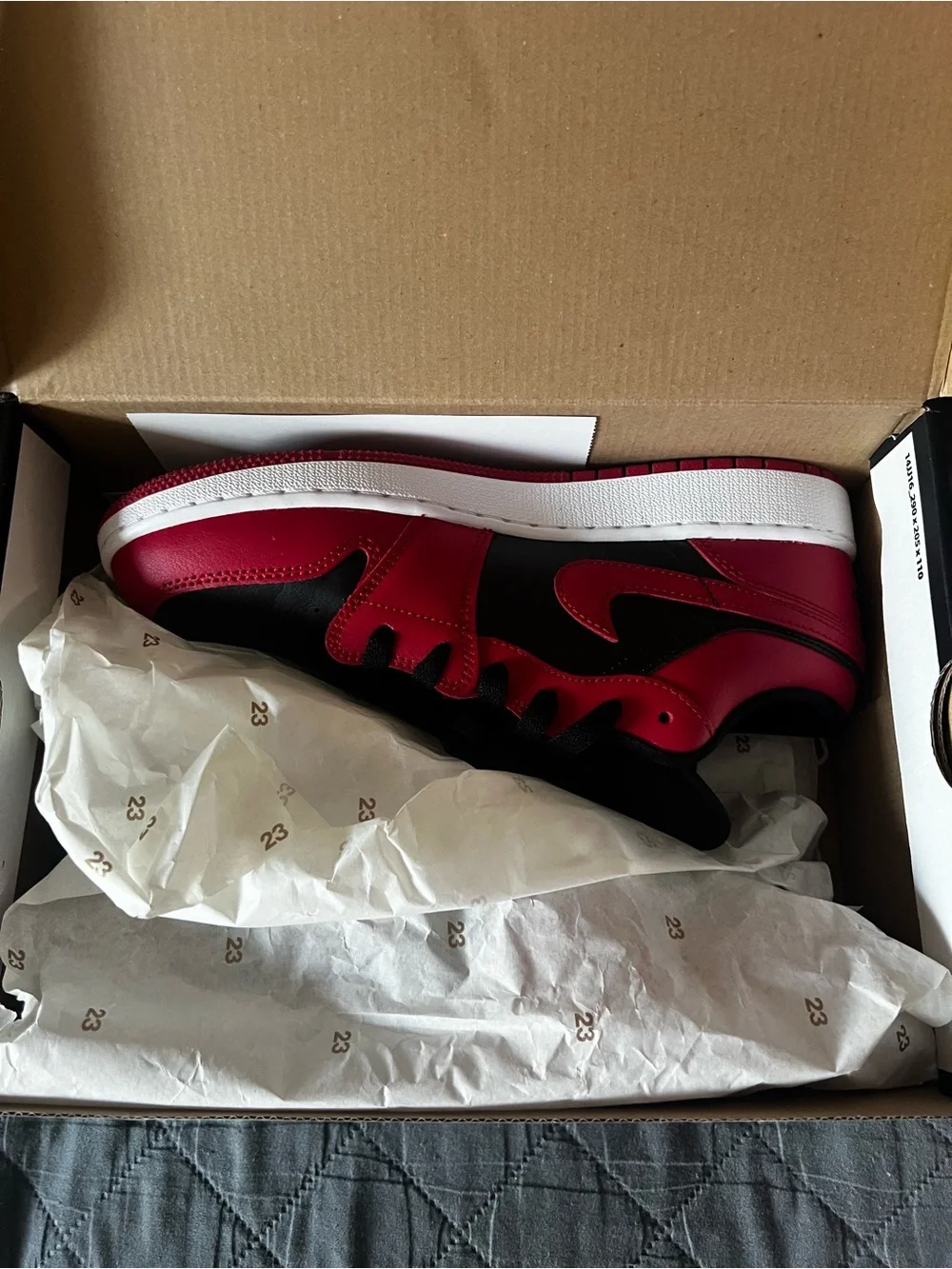 Nike Air Jordan 1 Low - Red and Black